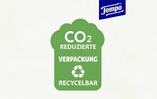 …mit neuer und verbesserter recycelbarer Verpackung